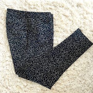 Banana Republic Black and White Cropped Pants
